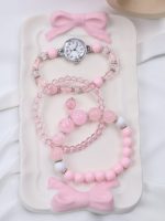 ساعت فانتزی دخترانه نقره ای مدل W324 - Image 5