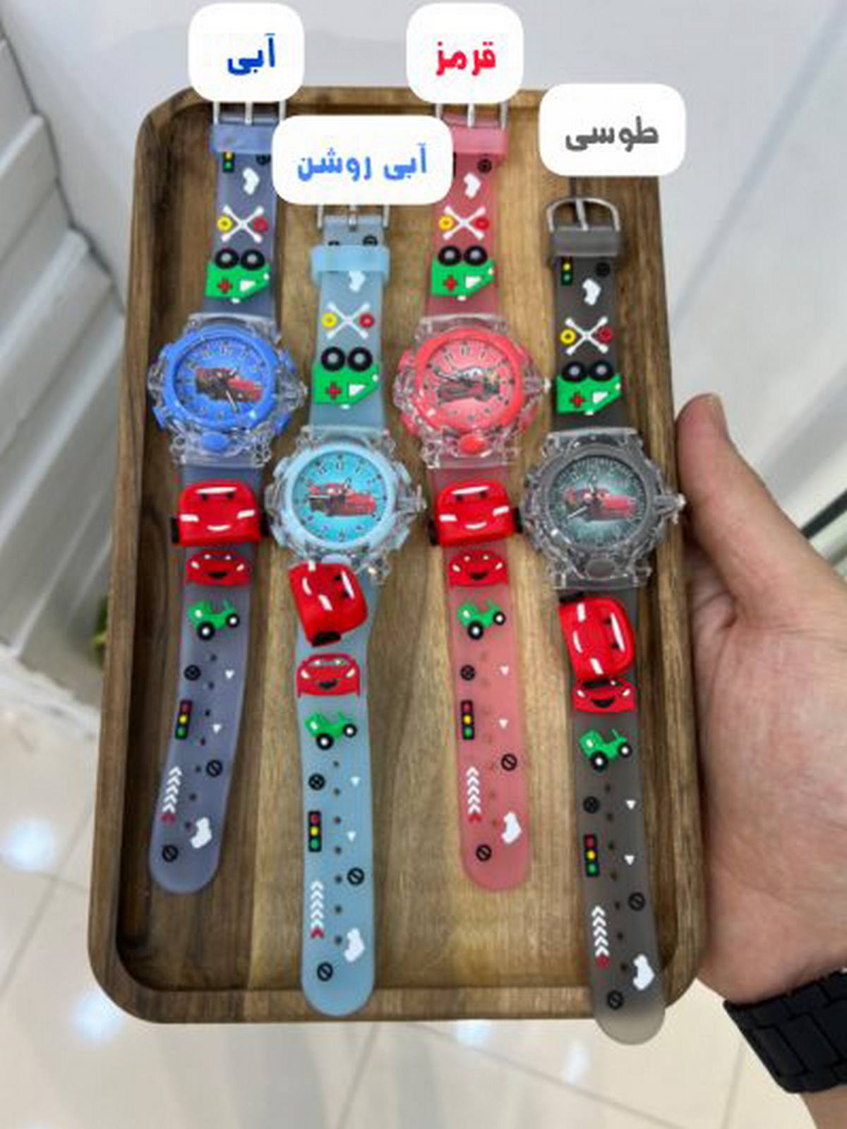Kimohe (14) ساعت بچگانه سیلیکونی طرح مک کویین مدل W365 - Image 1
