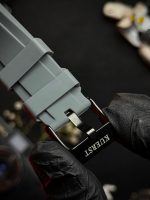 ساعت مردانه KUERST بند سیلیکونی رنگ طوسی کد W435 - Image 3