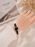 ساعت مچی زنانه گرد چرمی کد W463 - تصویر 5