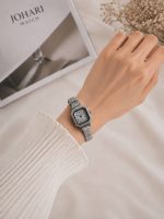 ساعت مچی زنانه مربع چرمی کد W460 - تصویر 5