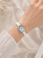 ساعت مچی زنانه چرمی مینیمال کدW490 - تصویر 3