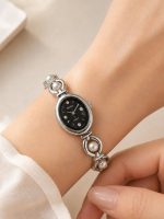 ساعت مچی زنانه نایدو بند مرواریدی استیل کد W517 - تصویر 2