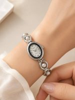 ساعت مچی زنانه نایدو بند مرواریدی استیل کد W517 - تصویر 4
