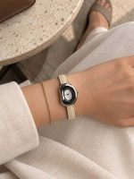 ساعت مچی زنانه دفرمه بند چرمی کد W527 - تصویر 10