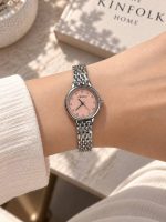 ساعت مچی زنانه مینیمال نگین دار فنسی کد W530 - تصویر 5