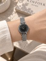 ساعت مچی زنانه مینیمال نگین دار فنسی کد W530 - تصویر 2