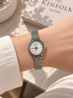 ساعت مچی زنانه مینیمال نگین دار فنسی کد W530 - تصویر 3