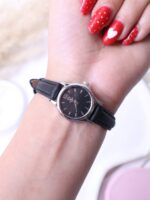 ساعت مچی زنانه بند چرمی کد W559
